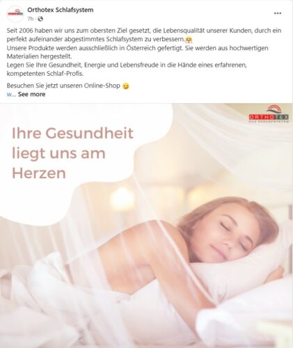 Social Media Betreuung Ortho