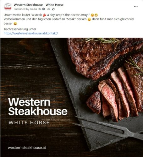Social Media Betreuung Steak2