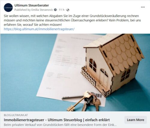 Social Media Betreuung Steuer